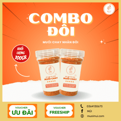 Combo 2 muoi chay 100g