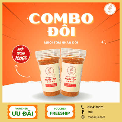 Combo 2 muoi tom 100g