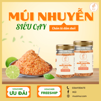 muoi nhuyen sieu cay 250gr