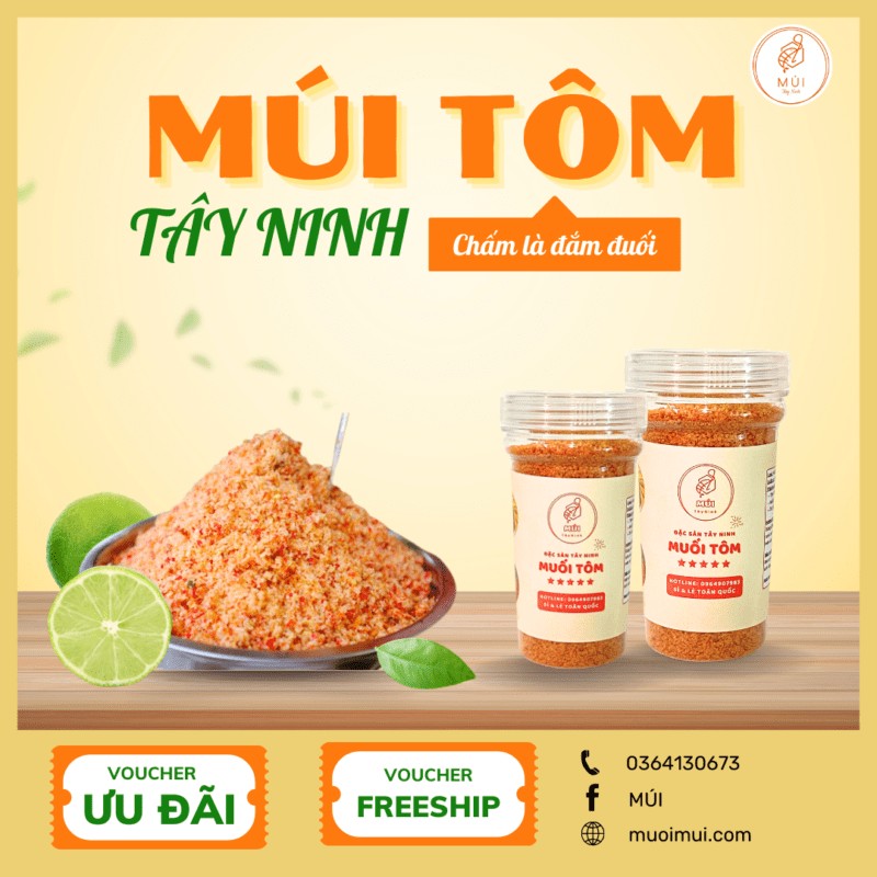 muối tôm đặc sản Tây Ninh